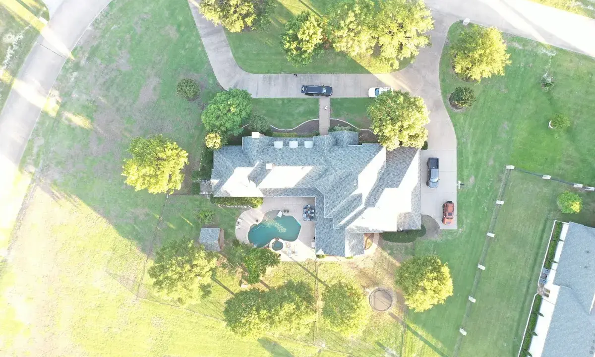 New shingle roof installation on a home in Hollymead